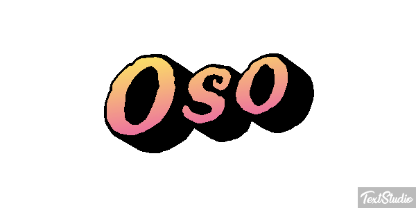 Oso Tekst effect