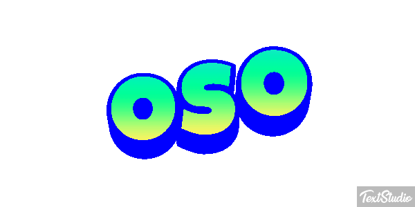 Oso Tekst effect