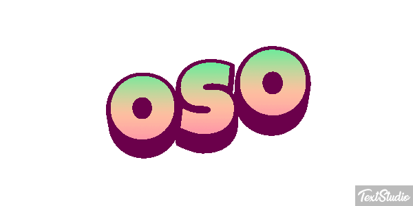Oso Tekst effect