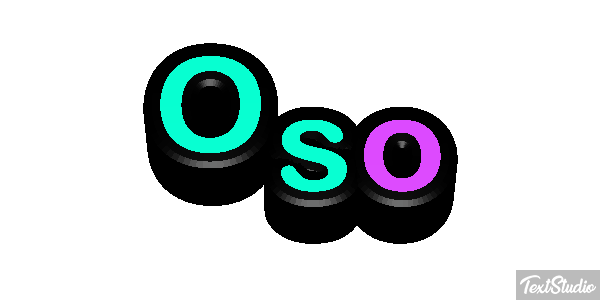 Oso Tekst effect