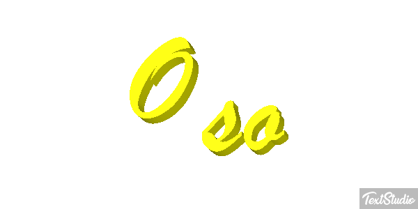 Oso Tekst effect