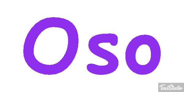Oso Tekst effect