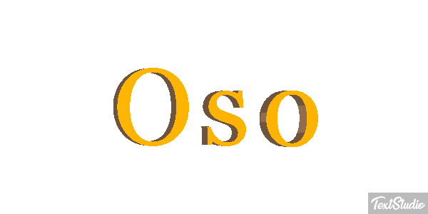 Oso Tekst effect