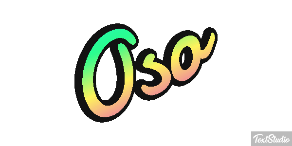 Oso Tekst effect
