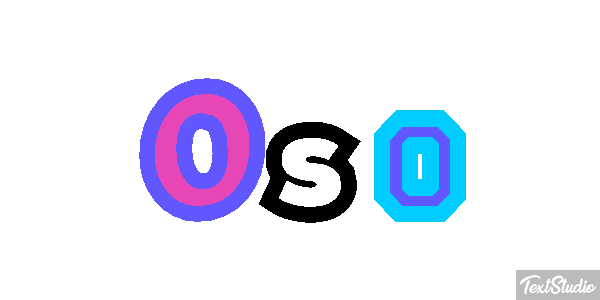 Oso Tekst effect