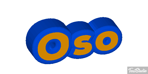 Oso Tekst effect