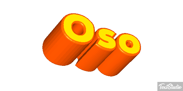 Oso Tekst effect