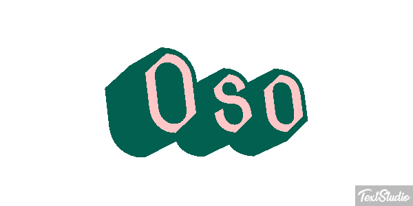 Oso Tekst effect
