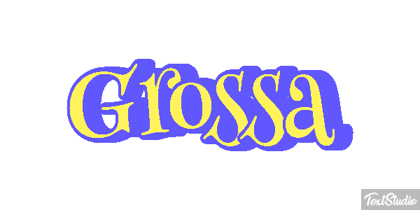 Grossa Текстовый эффект