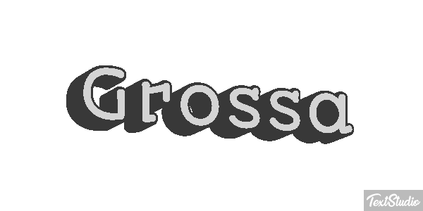 Grossa Текстовый эффект