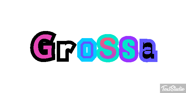 Grossa Текстовый эффект