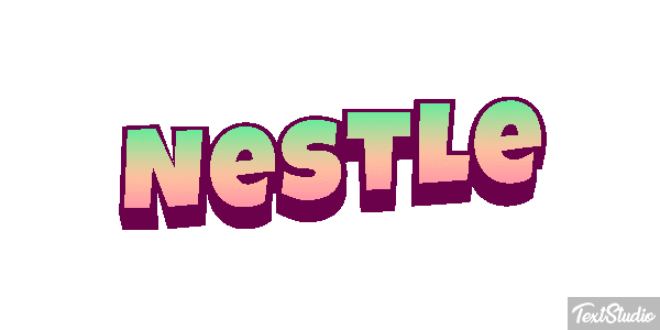 Nestlé Text effect