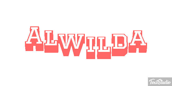 Alwilda Текстовый эффект