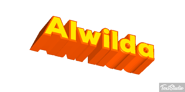Alwilda Текстовый эффект
