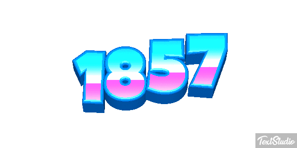 1857 Text effect