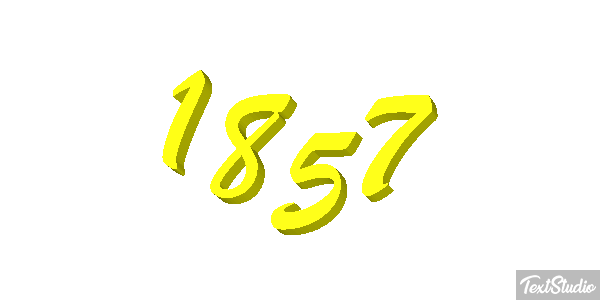 1857 Text effect