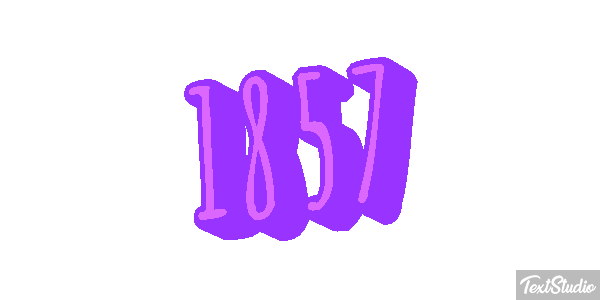1857 Text effect