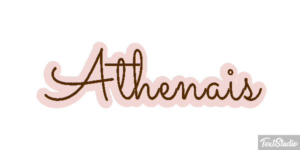 Athénaïs Текстовый эффект