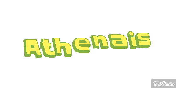 Athénaïs Текстовый эффект