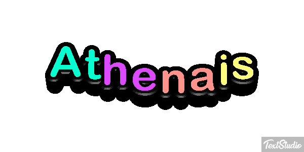 Athénaïs Текстовый эффект