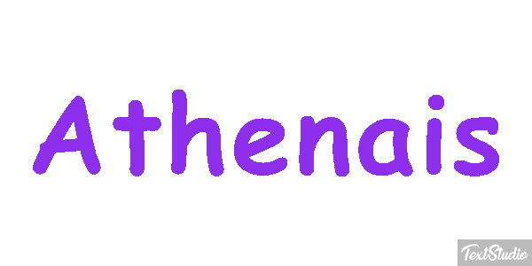 Athénaïs Текстовый эффект
