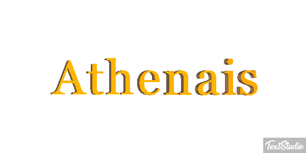 Athénaïs Текстовый эффект