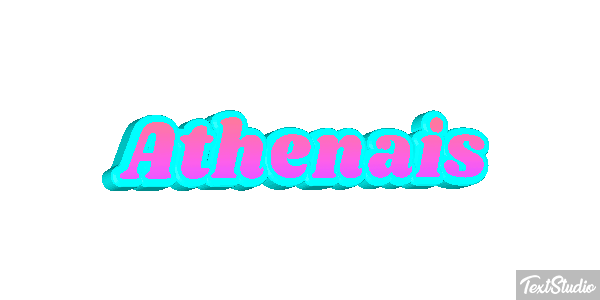 Athénaïs Текстовый эффект