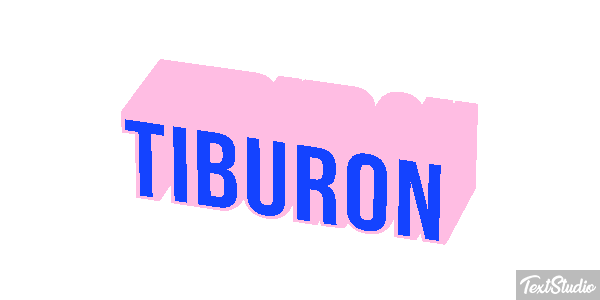 Tiburón Effet de texte
