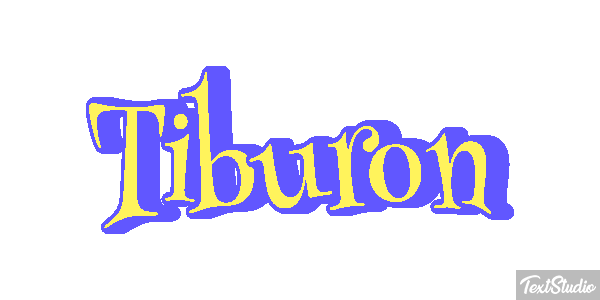 Tiburón Effet de texte