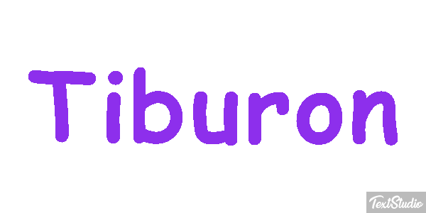 Tiburón Effet de texte
