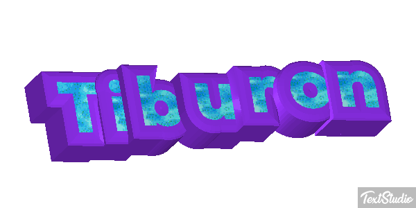 Tiburón Effet de texte