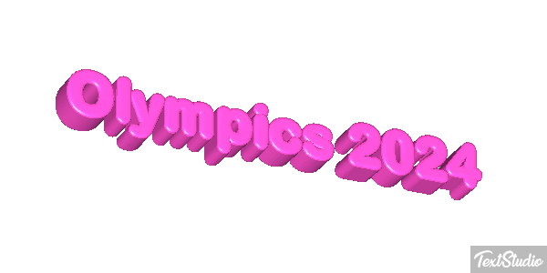 Olympics 2024 Efeito do texto