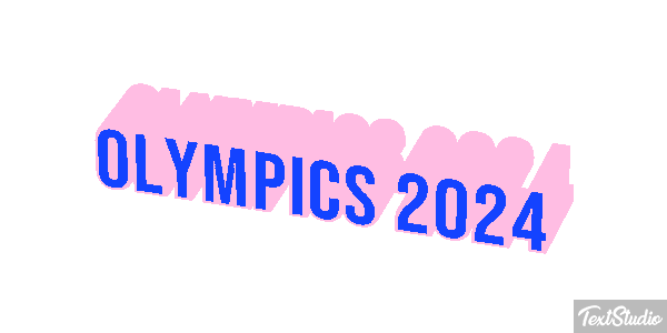 Olympics 2024 Efeito do texto