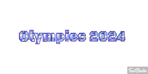 Olympics 2024 Efeito do texto