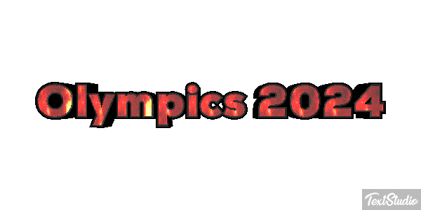 Olympics 2024 Efeito do texto