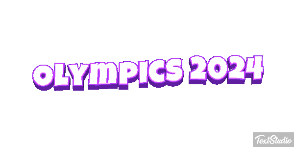 Olympics 2024 Efeito do texto