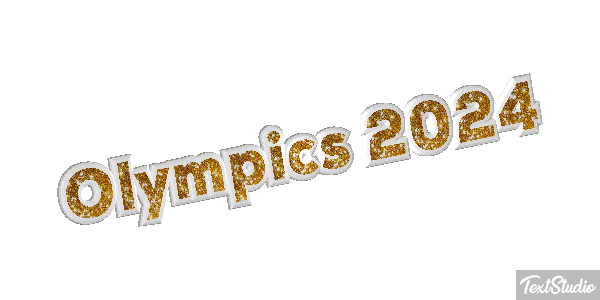 Olympics 2024 Efeito do texto