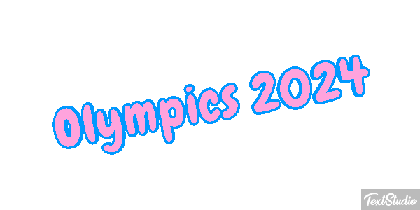 Olympics 2024 Efeito do texto