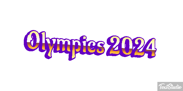 Olympics 2024 Efeito do texto