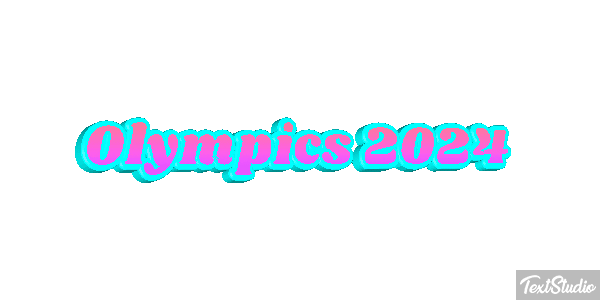 Olympics 2024 Efeito do texto