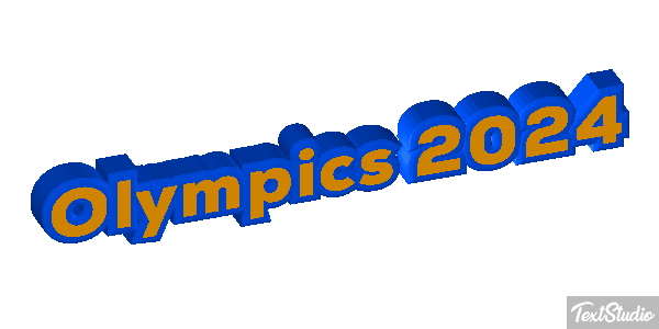 Olympics 2024 Efeito do texto