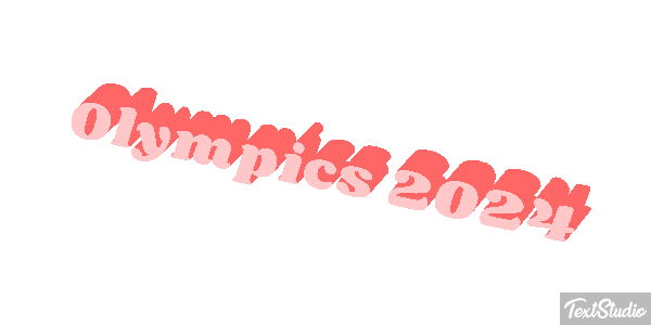 Olympics 2024 Efeito do texto