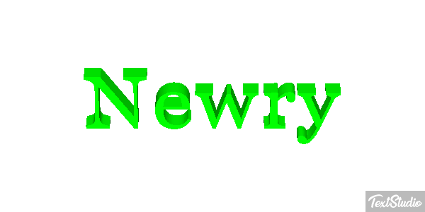Newry Tekst effect