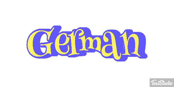 Germán Текстовый эффект