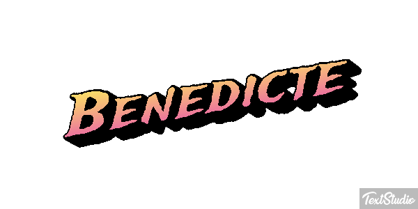 Bénédicte Tekst effect