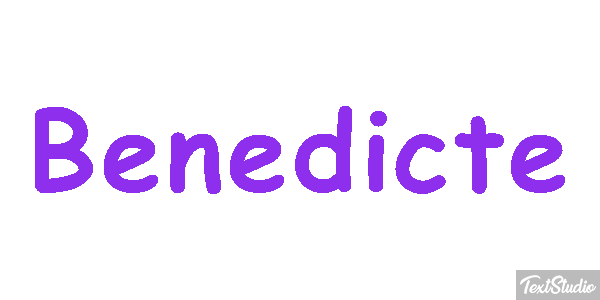 Bénédicte Tekst effect