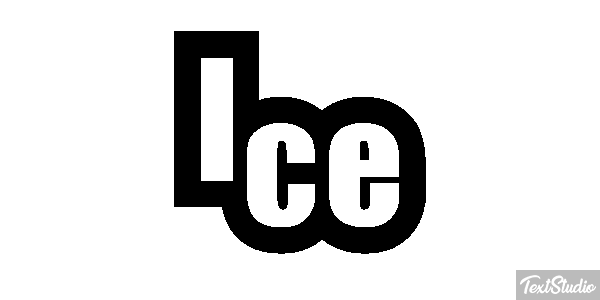 Ice Texteffekt