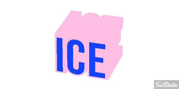 Ice Texteffekt