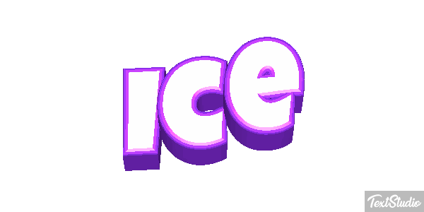 Ice Texteffekt