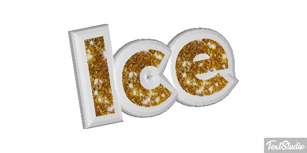 Ice Texteffekt